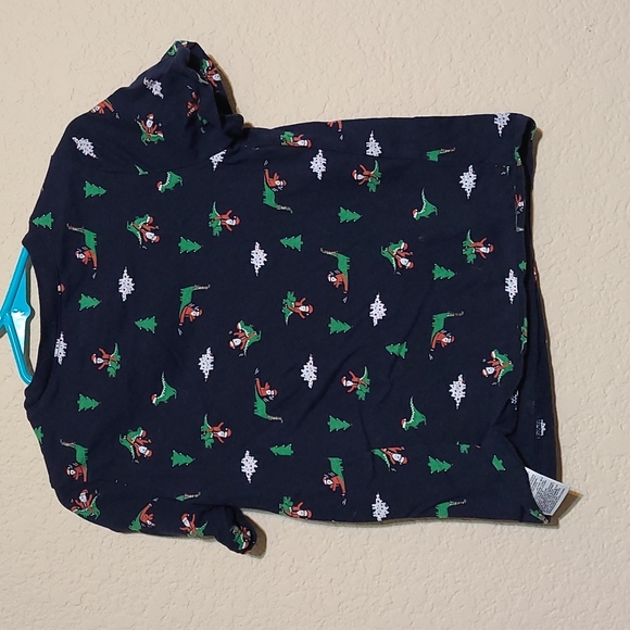 Old Navy Christmas Santa and Dinosaur Tee - Picture 3 of 4